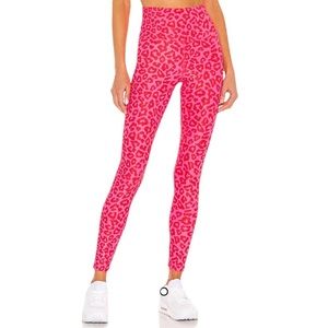 BEACH RIOT Ayla Leggings in Pink Leopard